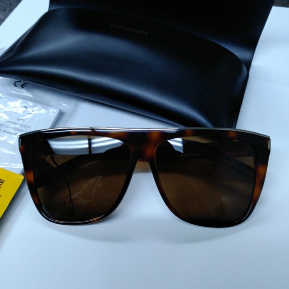 Saint Laurent Brown Sunglasses - Picture 1 of 5